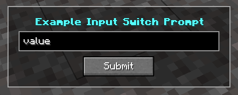 Example Input Prompt